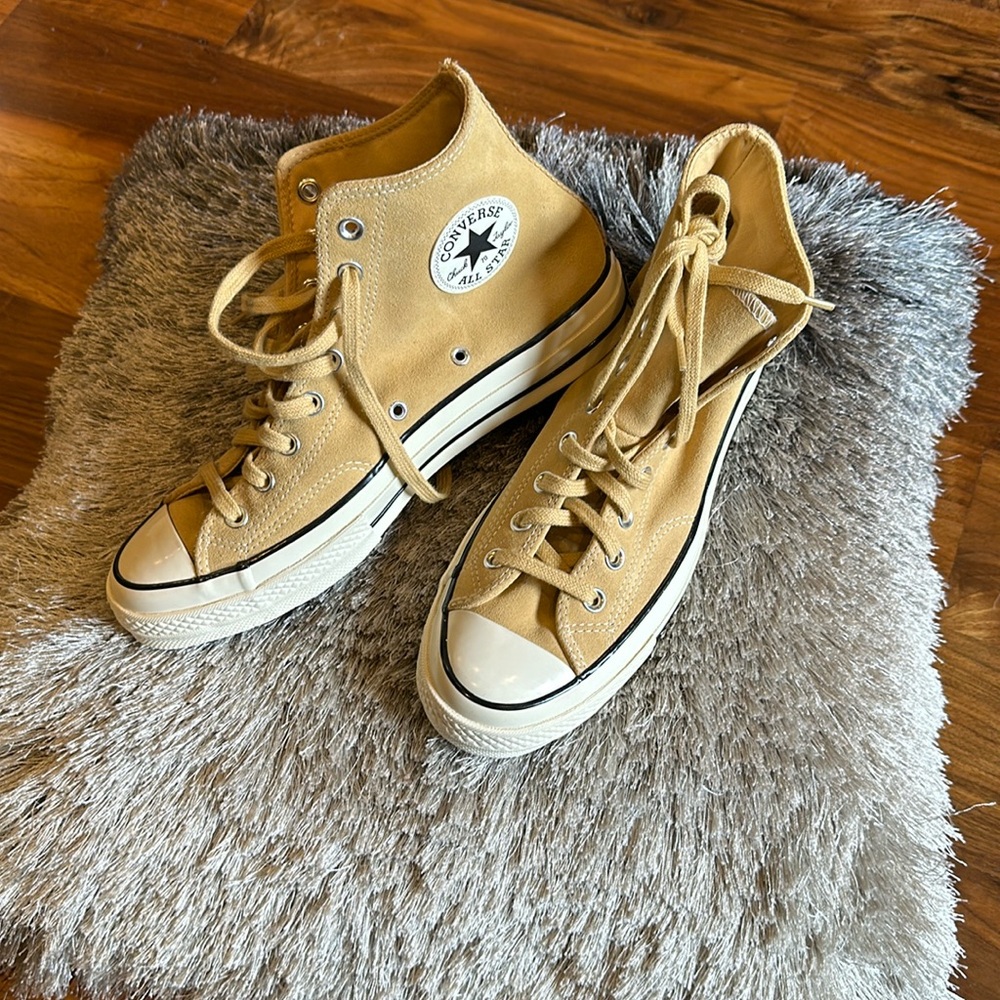 Brand New Converse All Star Suede (Wheat  Color) Hightops